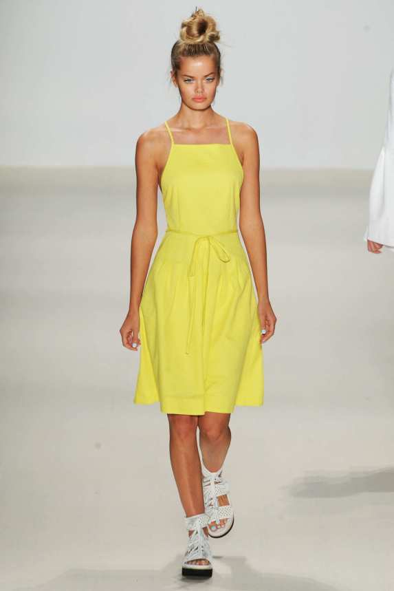 Nanette-Lepore-Spring-2015-Collection-NYFW-Pastel-Yellow-OnGiselleAvenue