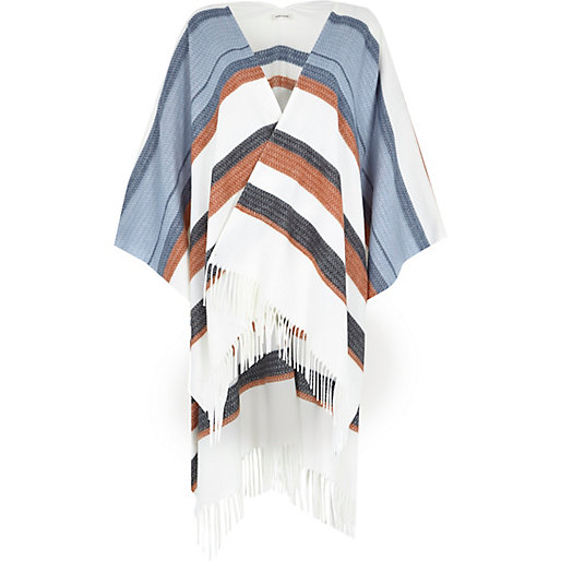 River-Island-Stripe-Blanket-Coat-Outerwear-Trend-Fashion-OnGiselleAve