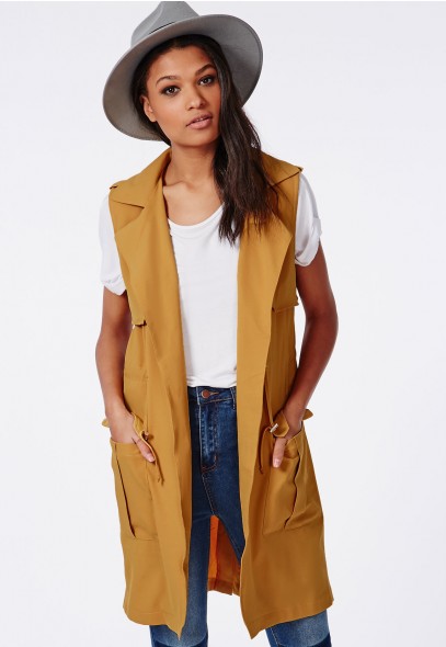 Missguided-Sleeveless-Trench-Coat-Camel-Fall-to-Spring-Trend-Fashion-OnGiselleAve