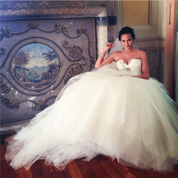 9 Celebrity Wedding Dresses We’re Still Swooning&nbsp;Over