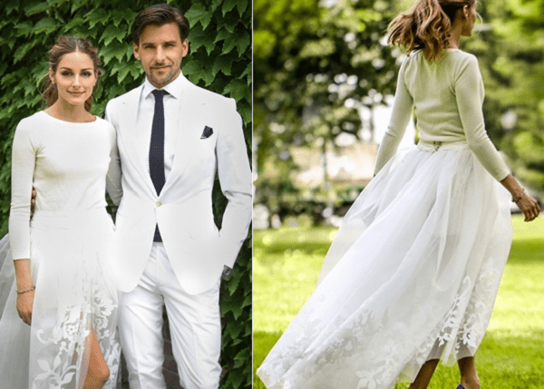 Olivia-Palermo-Vera-Wang-Cashmere-Sweater-Tulle-Skirt-Wedding-Gown-OnGiselleAve
