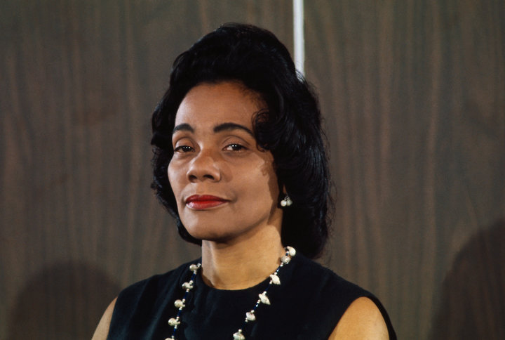 Portrait of Coretta Scott King Smiling