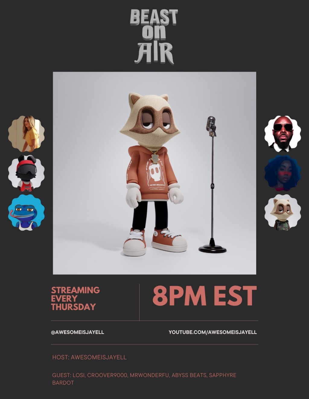 Beast on Air Ep. 3: Blockchain, Music on Decentralized  Sounds Created and Hosted by&nbsp;Awesomeisjayell